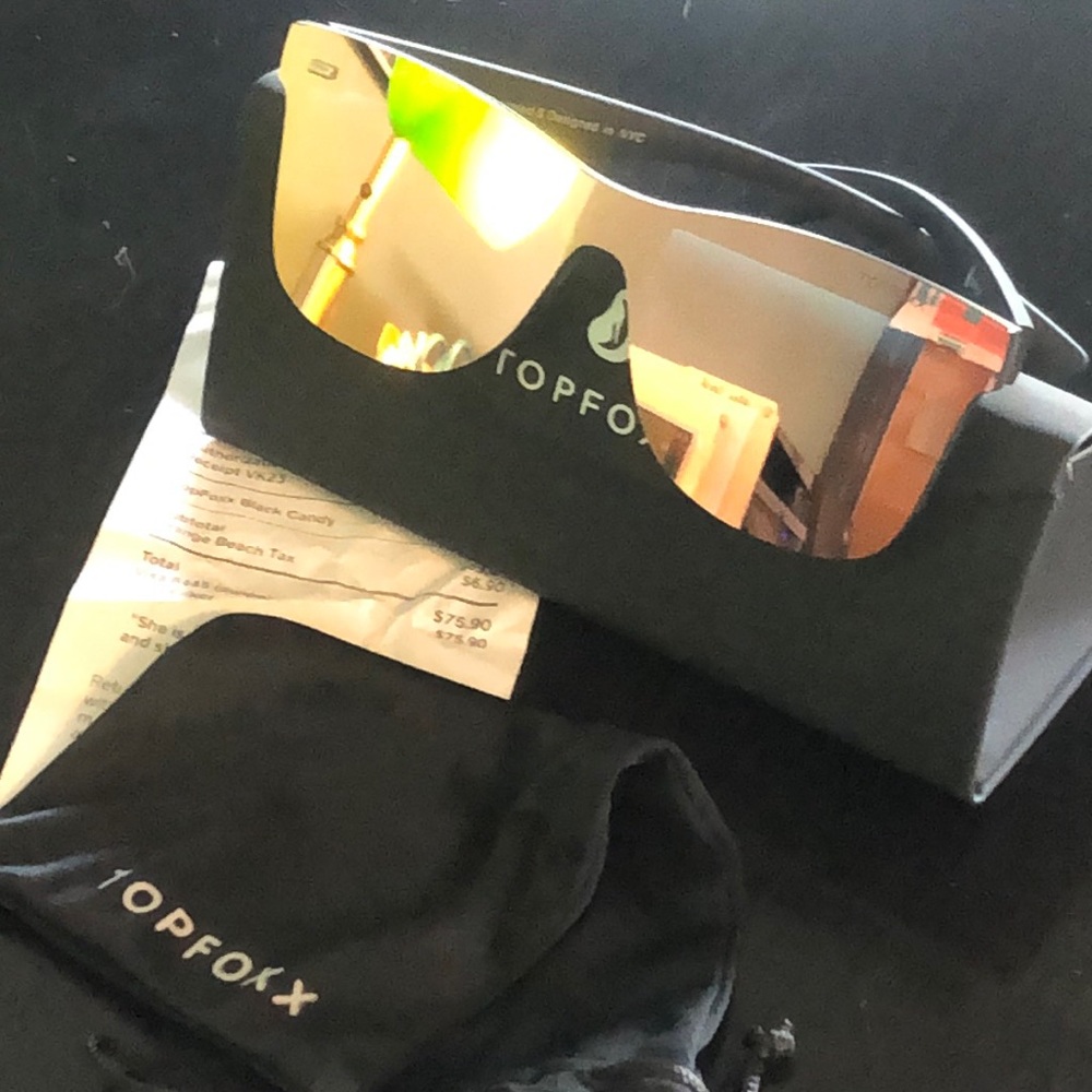 TopFoxx Black Candy Sunglasses